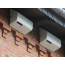 Swift facade nesting box with entry from below